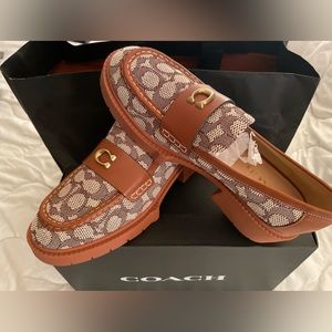 SOLD Brand new Women designer Coach loafers.